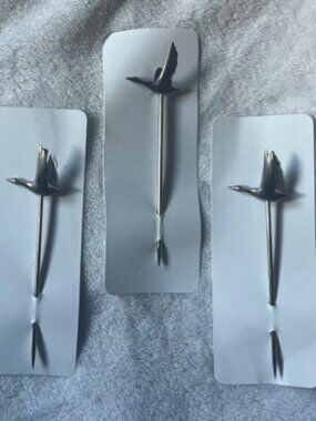 NEW Grey Goose Metal Martini Olive Pick - Set of 3